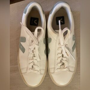 Veja White and Gray Women's Sneakers